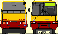 rys. Ikarus 280.26 ty i przd