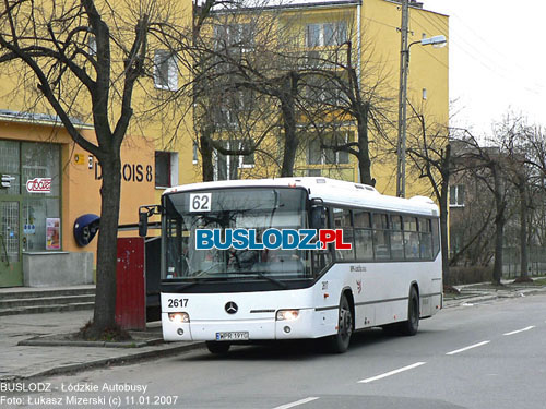 Mercedes Benz O345 Conecto #2617 [62], 11.01.2007r. ul. Dubois. Foto: ukasz Mizerski (c)