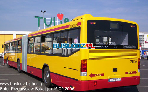 Mercedes Benz O345G Conecto #2657, w dniu 16.09.2006r., parking C.H. TULIPAN. Foto: Przemysaw Bakaj (c)