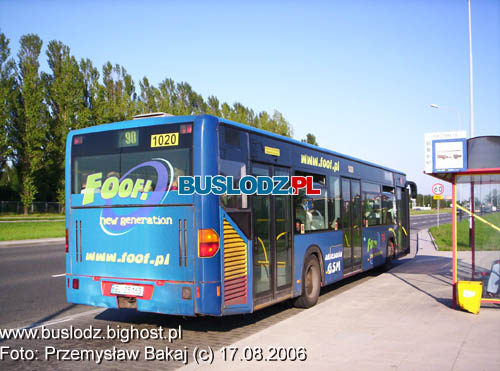 Mercedes Benz O530N Citaro #1020 [90], w dniu 17.08.2006r., ul. Rokiciska.<br>Foto: Przemysaw Bakaj (c)