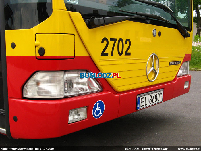 Mercedes Benz O530N #2702, [52], 7.07.2007r. Kracwka - Kurczaki. Foto: Przemysaw Bakaj (c)