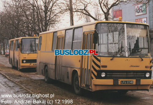 Ikarus 260 #224, 12.1998r. - ZRT, ul. Pnocna/ Wschodnia. Foto: Andrzej Bakaj (c).