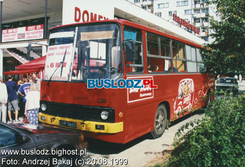 Ikarus #Szary, 20.08.1999r. - ul. Dbrowskiego/ Tatrzaska. Autobus Expressu Ilustrowanego. Foto: Andrzej Bakaj (c).