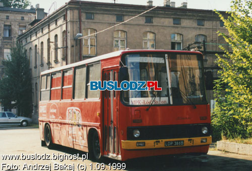 Ikarus #Szary, 1.09.1999r. - ZRT, ul. Tramwajowa. Foto: Andrzej Bakaj (c).