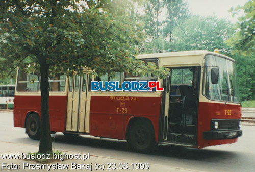 Ikarus #T-23, 23.05.1999r. - Al. Politechniki/ Rondo Lotnikw Lwowskich. Foto: Przemysaw Bakaj (c).