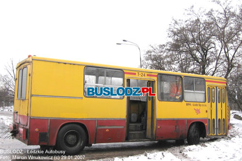 Ikarus #T-24, 29.01.2007r. Kracwka - Chojny. Foto: Marcin Wnukowicz (c).