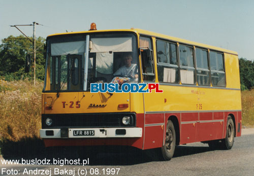 Ikarus #T-25, 08.1997r. - ul. Fabryczna. Foto: Andrzej Bakaj (c).