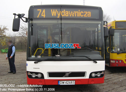 Volvo 7700 #DW626AS, 20.11.2006r. Teren ZKA-3, ul. Limanowskiego. Foto: Przemysaw Bakaj