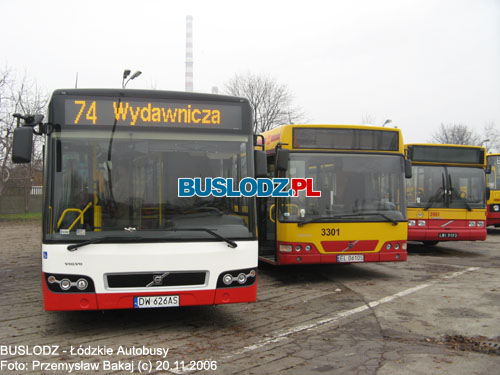 Volvo 7700 #DW626AS, 20.11.2006r. Teren ZKA-3, ul. Limanowskiego. Foto: Przemysaw Bakaj