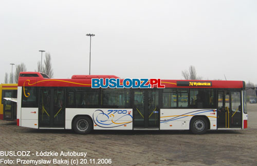 Volvo 7700 #DW626AS, 20.11.2006r. Teren ZKA-3, ul. Limanowskiego. Foto: Przemysaw Bakaj