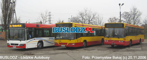 Volvo 7700 #DW626AS, 20.11.2006r. Teren ZKA-3, ul. Limanowskiego. Foto: Przemysaw Bakaj