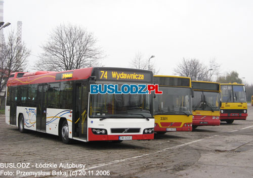 Volvo 7700 #DW626AS, 20.11.2006r. Teren ZKA-3, ul. Limanowskiego. Foto: Przemysaw Bakaj