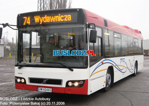 Volvo 7700 #DW626AS, 20.11.2006r. Teren ZKA-3, ul. Limanowskiego. Foto: Przemysaw Bakaj