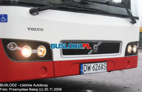 Volvo 7700 #DW626AS, 20.11.2006r. Teren ZKA-3, ul. Limanowskiego. Foto: Przemysaw Bakaj