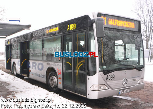 Mercedes Benz O530N Citaro #WPR 26NX [61], 22.12.2005r. - Kracwka: Mynek. Foto: Przemysaw Bakaj (c).