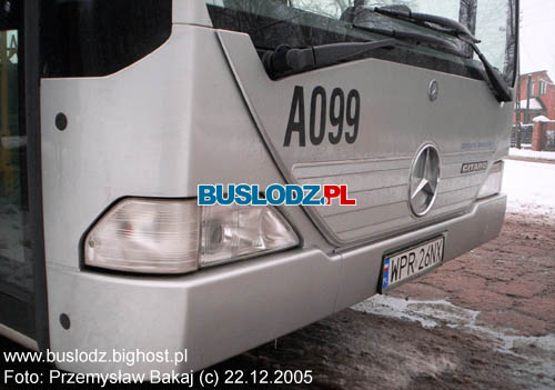 Mercedes Benz O530N Citaro #WPR 26NX [61], 22.12.2005r. - Kracwka: Mynek. Foto: Przemysaw Bakaj (c).