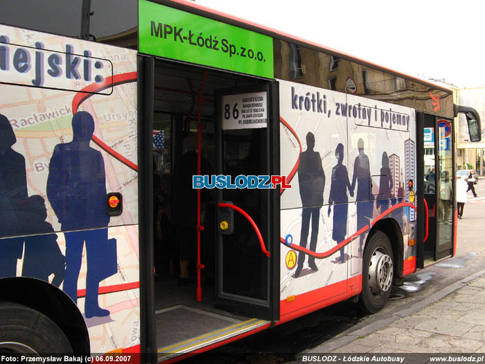 Mercedes Benz Citaro K #2713, [86], 06.09.2007r. Kracwka - Plac Dbrowskiego. Foto: Przemysaw Bakaj (c)