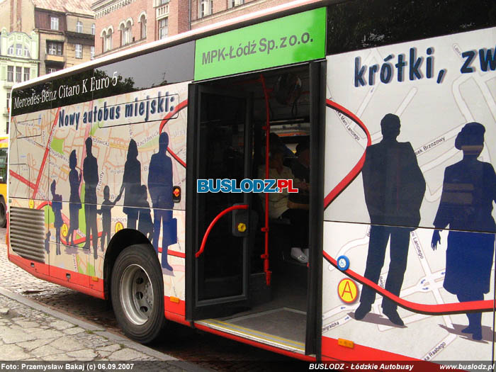 Mercedes Benz Citaro K #2713, [86], 06.09.2007r. Kracwka - Plac Dbrowskiego. Foto: Przemysaw Bakaj (c)