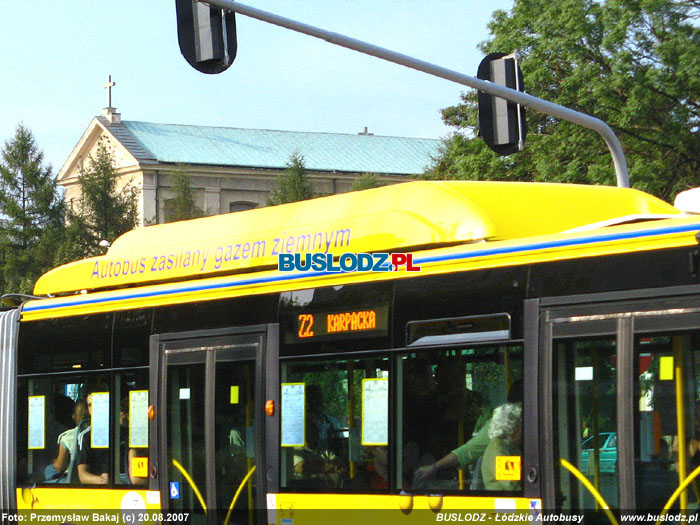 Irisbus Citelis 18 CNG #1285, [Z2], 20.08.2007r. ul. Zgierska/ Julianowska. Foto: Przemysaw Bakaj (c)