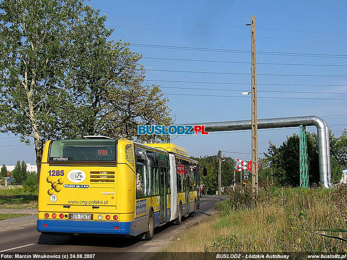 Irisbus Citelis 18 CNG #1285, [69A], 24.08.2007r. ul. lska. Foto: Marcin Wnukowicz (c)