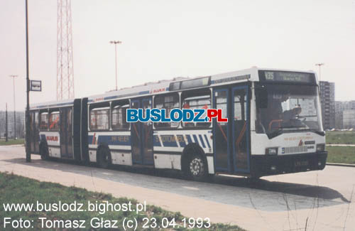 Ikarus 435, 23.04.1993r. - Kracwka: ul. Rokiciska/ Puszkina. Foto: Tomasz Gaz (c).