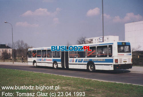 Ikarus 435, 23.04.1993r. - Kracwka: ul. Rokiciska/ Puszkina. Foto: Tomasz Gaz (c).