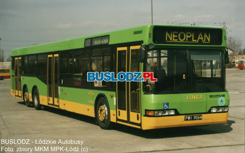 Neoplan N4020 #1363 [-], 199?r. - ZKA-3, ul. Limanowskiego. Foto: zbiory MKM MPK-d (c). Dziki uprzejmoci Wodzimierza Hyego.