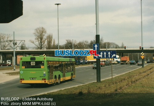 Neoplan N4020 #1363 [-], 199?r. - ZKA-3, ul. Limanowskiego. Foto: zbiory MKM MPK-d (c). Dziki uprzejmoci Wodzimierza Hyego.