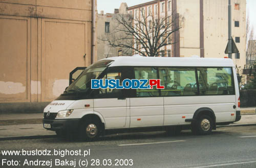 Mercedes Benz Sprinter #AK KK86(D) [56], 28.03.2003r. - Plac Dbrowskiego. Foto: Andrzej Bakaj (c).