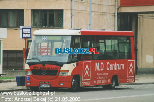 Jelcz M081MB3 #SZA U876 [56], 21.05.2003r. - Plac Dbrowskiego. Foto: Andrzej Bakaj (c).