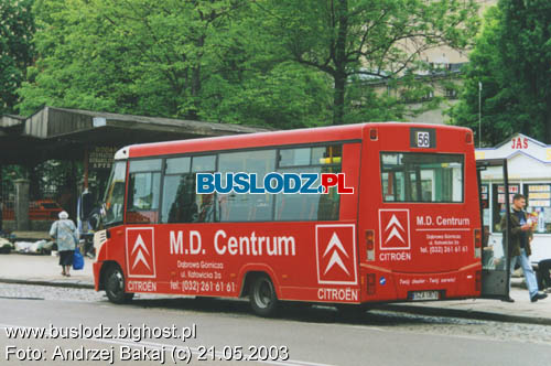 Jelcz M081MB3 #SZA U876 [56], 21.05.2003r. - Plac Dbrowskiego. Foto: Andrzej Bakaj (c).