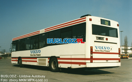 Volvo B10BLE #WCL_3722 [-], 1996r. - ZKA-3, ul. Limanowskiego. Foto: zbiory MKM MPK-d (c). Dziki uprzejmoci Wodzimierza Hyego.