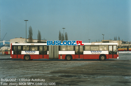 Volvo B10MA #M350 [96], 1996r. - ZKA-3, ul. Limanowskiego. Foto: zbiory MKM MPK-d (c). Dziki uprzejmoci Wodzimierza Hyego.