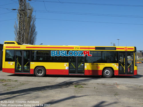 Volvo 7700 #3704, 14.04.2007r. Teren zajezdni ul. Limanowskiego. Foto: Przemysaw Bakaj (c)