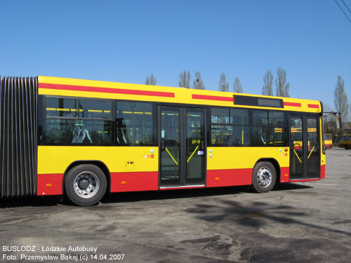 Volvo 7700A #EL9243X, 14.04.2007r. Teren zajezdni ul. Limanowskiego. Foto: Przemysaw Bakaj (c)