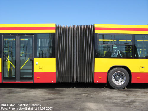 Volvo 7700A #EL9243X, 14.04.2007r. Teren zajezdni ul. Limanowskiego. Foto: Przemysaw Bakaj (c)