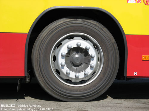 Volvo 7700A #EL9243X, 14.04.2007r. Teren zajezdni ul. Limanowskiego. Foto: Przemysaw Bakaj (c)