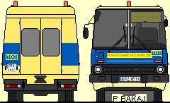 Holownik Ikarus 260 #700, MZK Pabianice. Rys. Przemysaw Bakaj