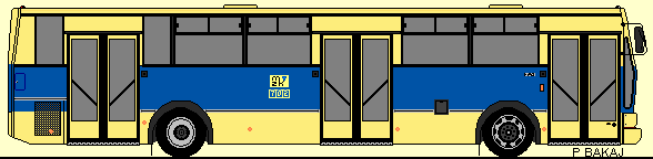 rys. Jelcz 120M (701-711) w malowaniu fabrycznym