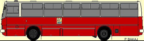 rys. Ikarus 260.04 strona lewa