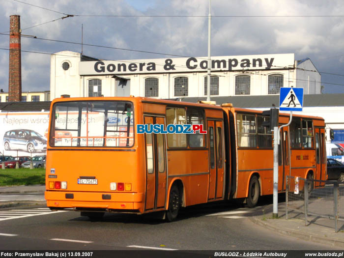 Ikarus 280.70 #EL70675, 13.09.2007r., Rondo Solidarnoci/ ul. Pomorska. Foto: Przemysaw Bakaj (c)