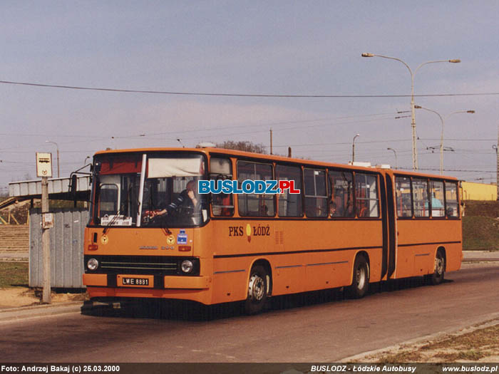 Ikarus 280.70 #LWE8881, 25.03.2000r., abieniec. Foto: Andrzej Bakaj (c)