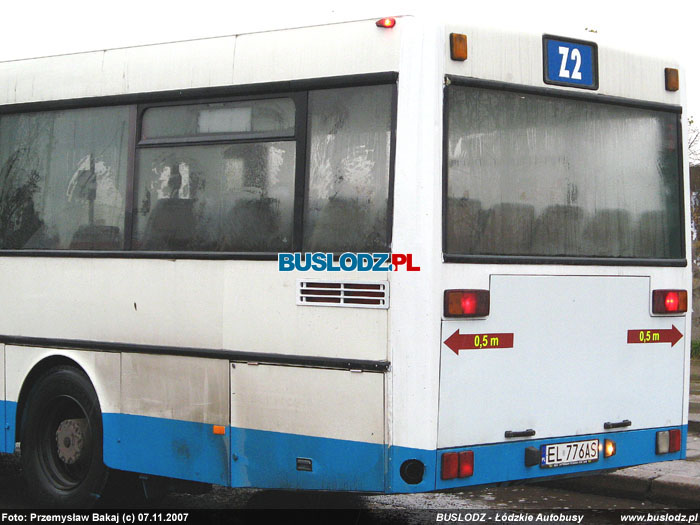 Mercedes-Benz O405G #EL 776AS [Z2], 07.11.2007r. Kracwka, ul. Paderewskiego/ Karpacka. Foto: Przemysaw Bakaj (c)