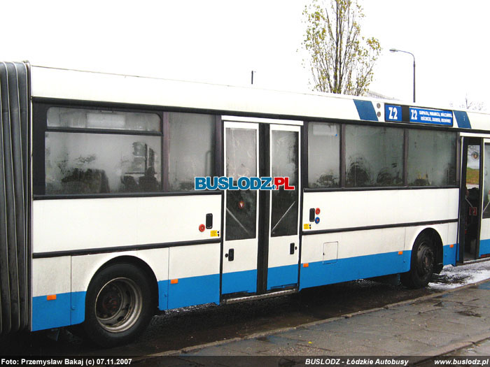 Mercedes-Benz O405G #EL 776AS [Z2], 07.11.2007r. Kracwka, ul. Paderewskiego/ Karpacka. Foto: Przemysaw Bakaj (c)