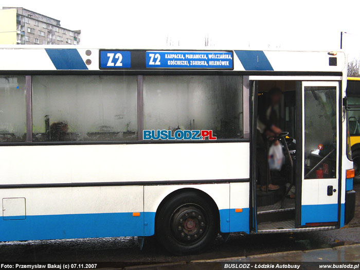 Mercedes-Benz O405G #EL 776AS [Z2], 07.11.2007r. Kracwka, ul. Paderewskiego/ Karpacka. Foto: Przemysaw Bakaj (c)