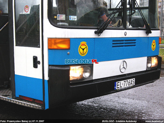 Mercedes-Benz O405G #EL 776AS [Z2], 07.11.2007r. Kracwka, ul. Paderewskiego/ Karpacka. Foto: Przemysaw Bakaj (c)