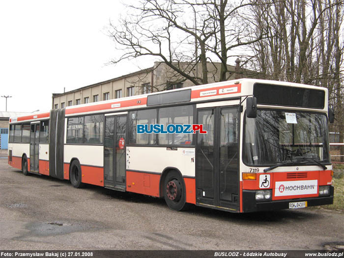 Mercedes-Benz O405GN #ex7119 [-], 27.01.2008r., Baza PKS - ul. Smutna. Foto: Przemysaw Bakaj (c)