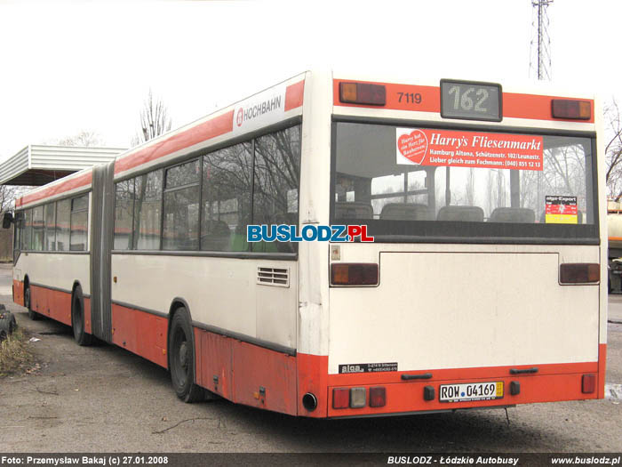 Mercedes-Benz O405GN #ex7119 [-], 27.01.2008r., Baza PKS - ul. Smutna. Foto: Przemysaw Bakaj (c)