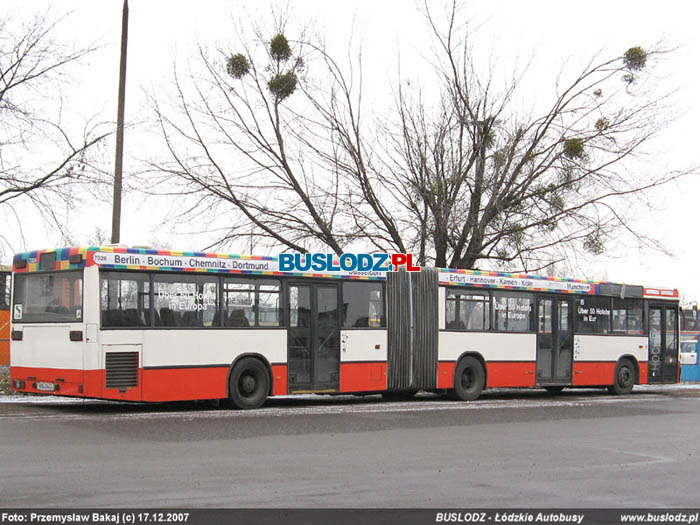 Mercedes-Benz O405GN #EL526CF [-], 17.12.2007r., Baza PKS - ul. Smutna. Foto: Przemysaw Bakaj (c)