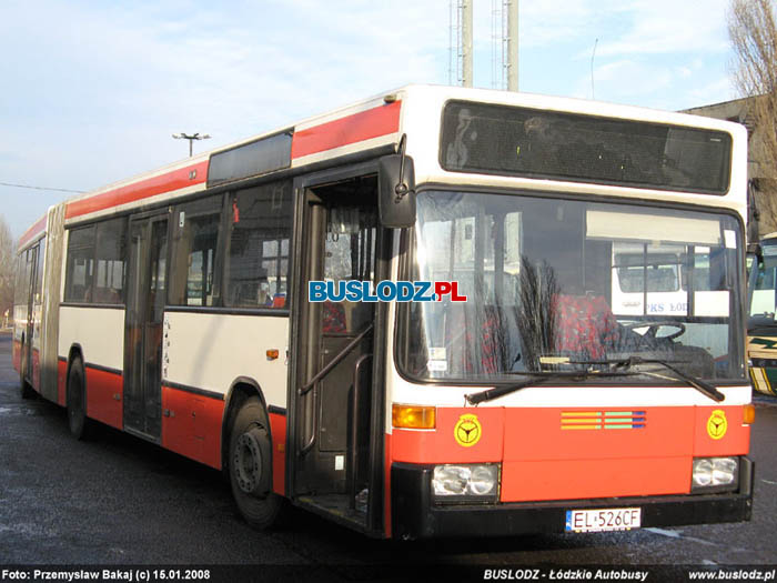 Mercedes-Benz O405GN #EL526CF [-], 15.01.2008r., Baza PKS - ul. Smutna. Foto: Przemysaw Bakaj (c)